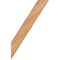 Ekena Millwork 3 1/2"W x 14"D x 22"H Traditional Smooth Knee Brace, Western Red Cedar BRC04X14X22TRA00SWR - alternate 4